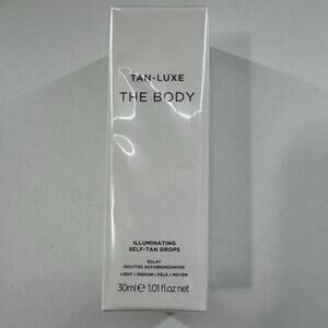 Tan-Luxe The Body Illuminating Self - Tan Drops Light/ Medium 1.69 oz New